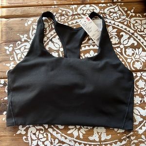 Uniqlo Womens Wireless Sports Bra Active square neck in Black Size L